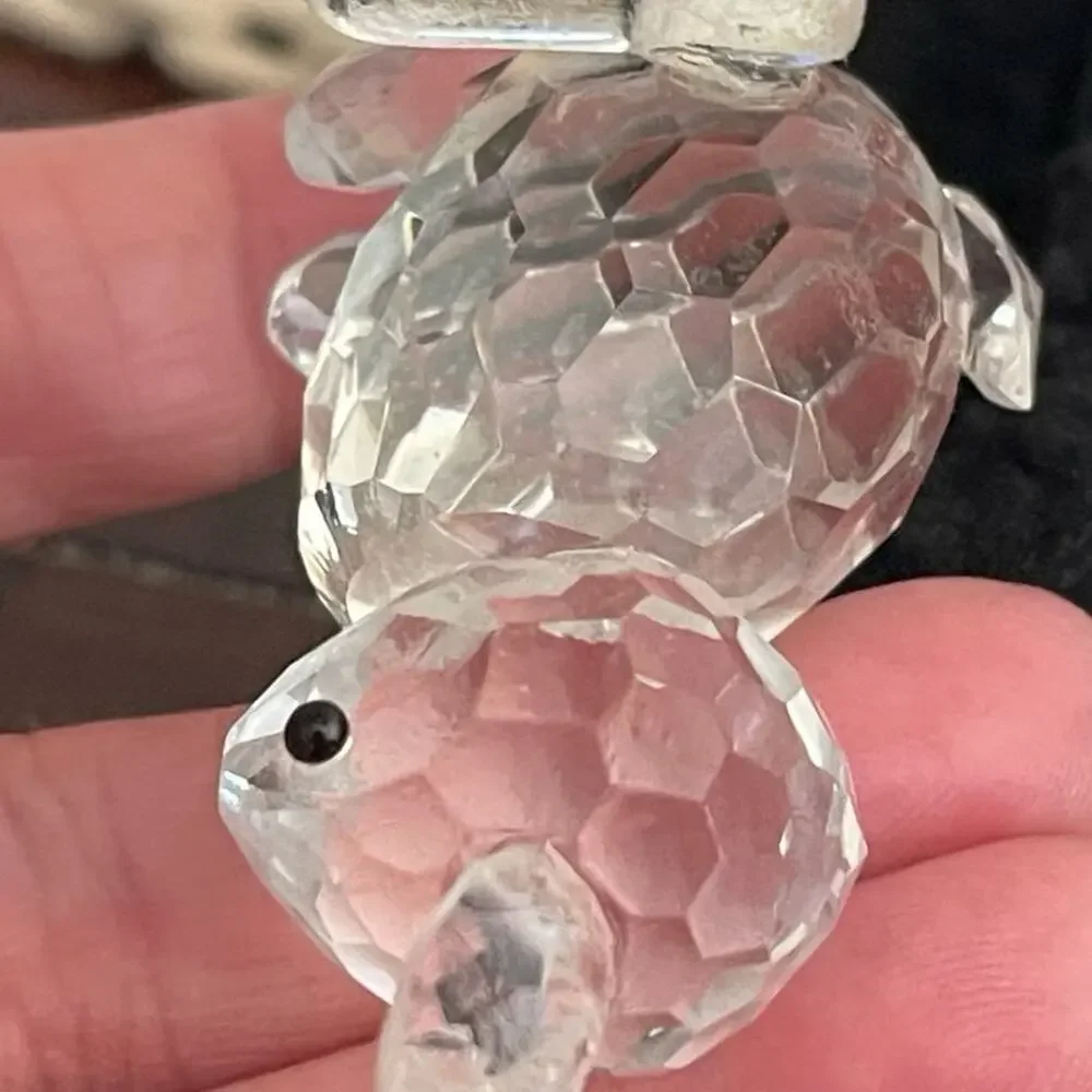 Swarovski crystal bunny